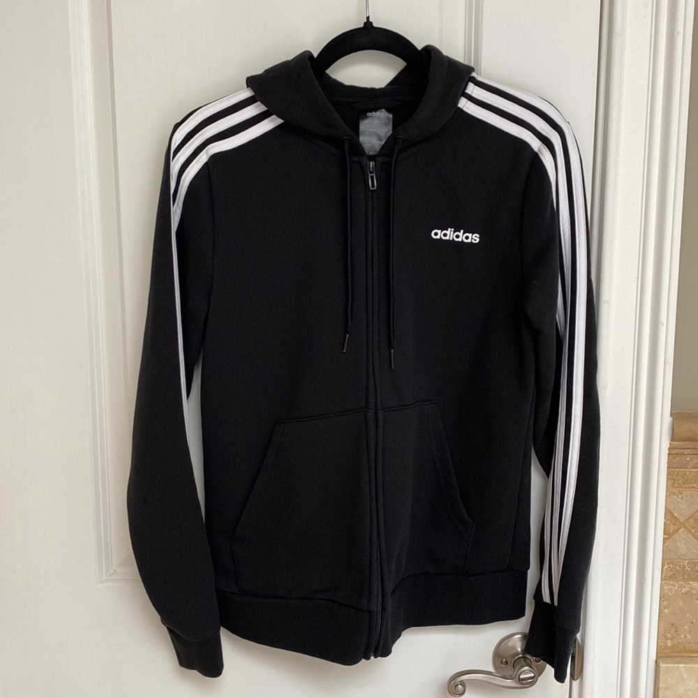Brand New without tags - Adidas Original 3-Stripe Zip Up Hoodie